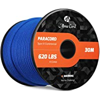 Los mejores  - Abma Cord Paracord 550 Cuerda de Nylon Paracaídas de 9 Hilos Hebras (30M - 50M)